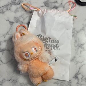 Bigmo Energy Monsters Plush Toy - Peach and White